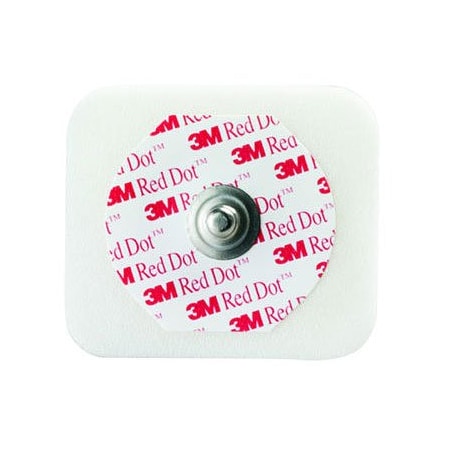 3M ECG Snap Electrode RedDot Monitoring Foam Adult, 50Bg, PK50 2560